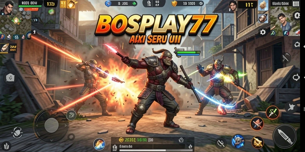 Tampilan gameplay intens dalam aksi pertempuran yang mendebarkan.