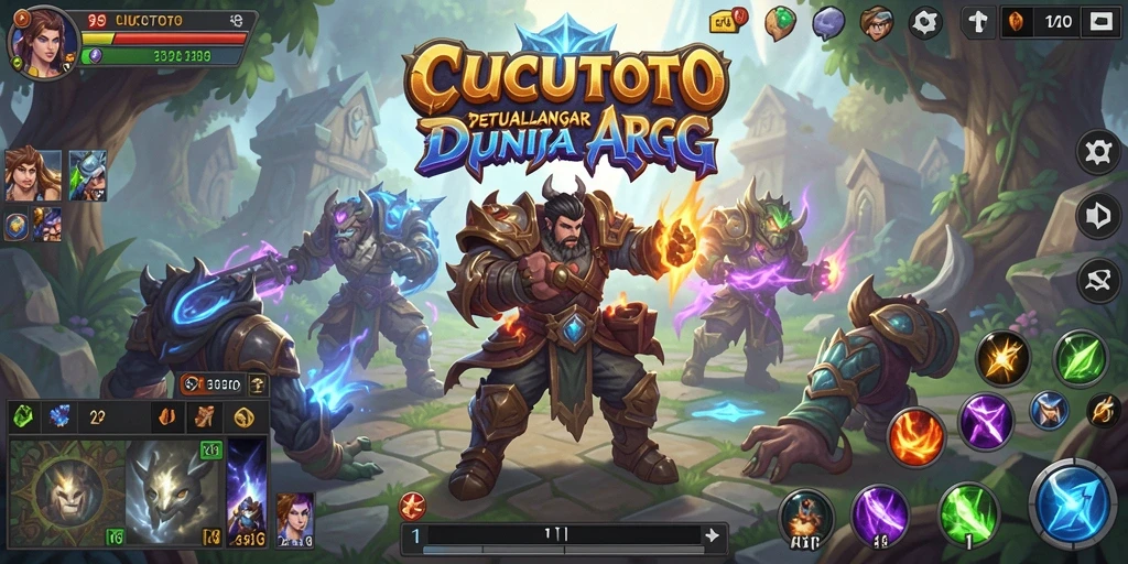 Screenshot CUCUTOTO menampilkan aksi pertempuran seru dalam dunia ARPG.
