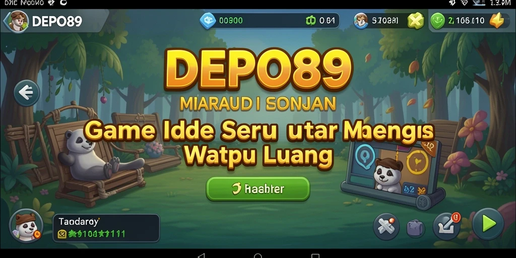 Tampilan menarik dari gameplay santai DEPO89.