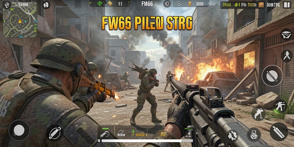 Duel menegangkan dalam game TPS FW66 dengan grafis hebat.