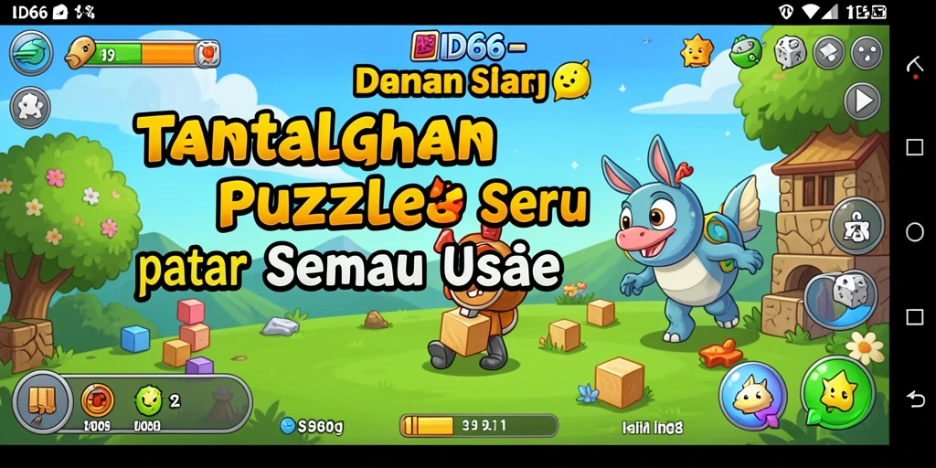 Tampilan gameplay seru dan menantang dalam ID66.
