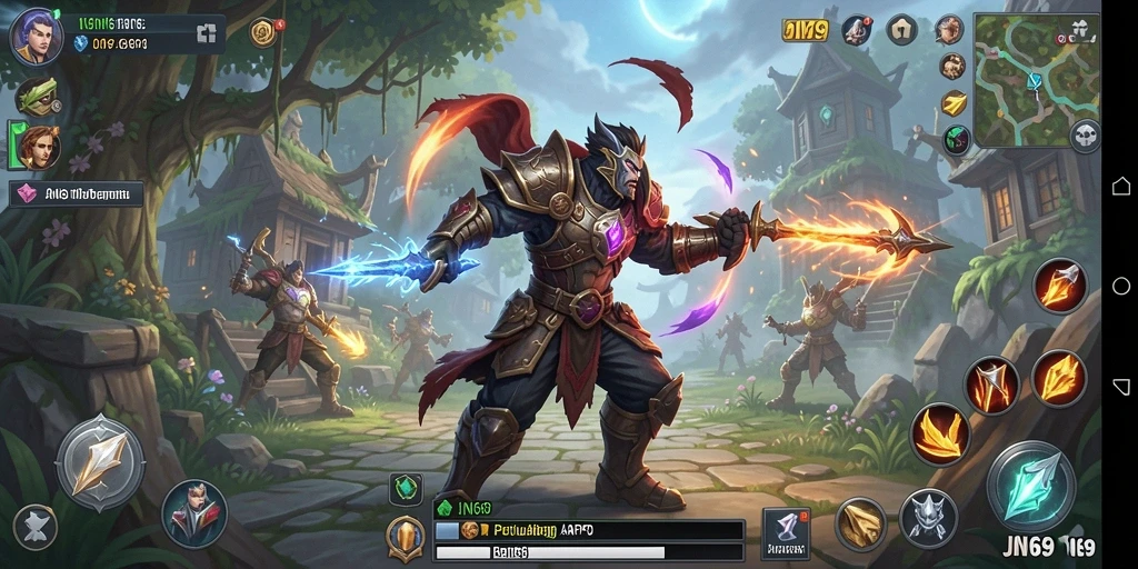 Tampilan menarik dari gameplay <strong>JIN69</strong> dalam aksi ARPG yang mendebarkan.