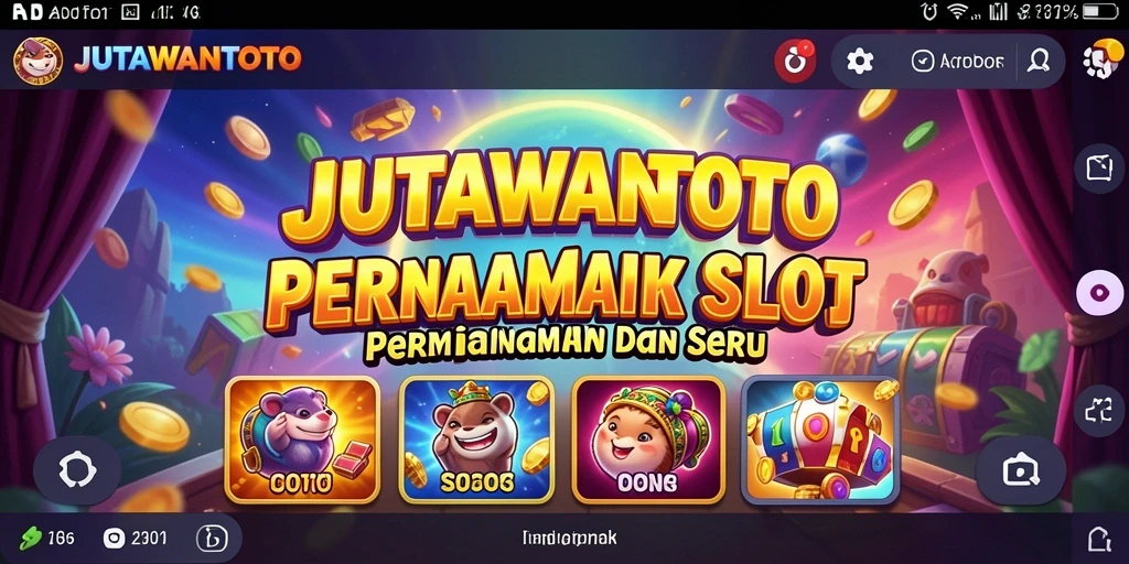 Screenshot gameplay JUTAWANTOTO menampilkan keseruan bermain Slot.