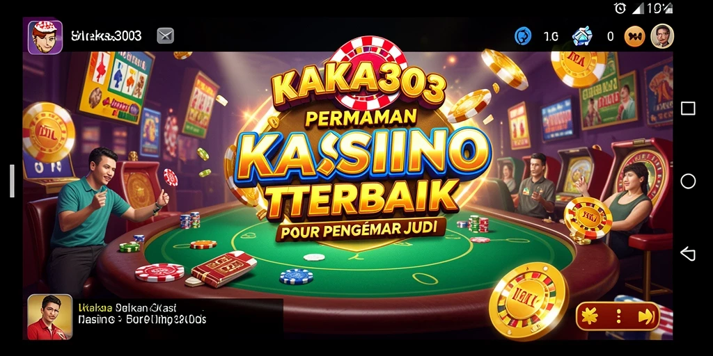 Tampilan gameplay Kasino yang menarik dan mendebarkan di KAKA303.
