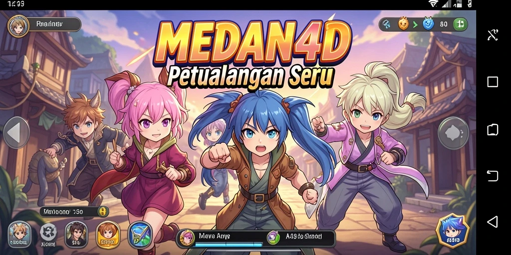 Tampilan menarik dari gameplay MEDAN4D yang seru.