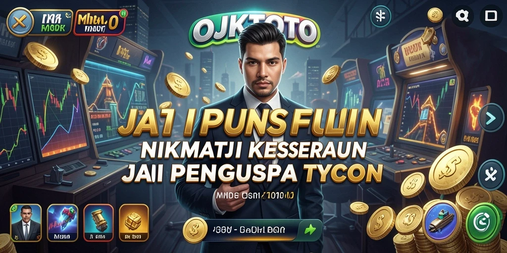 Screenshot OJKTOTO menampilkan gameplay seru dan interaksi bisnis.