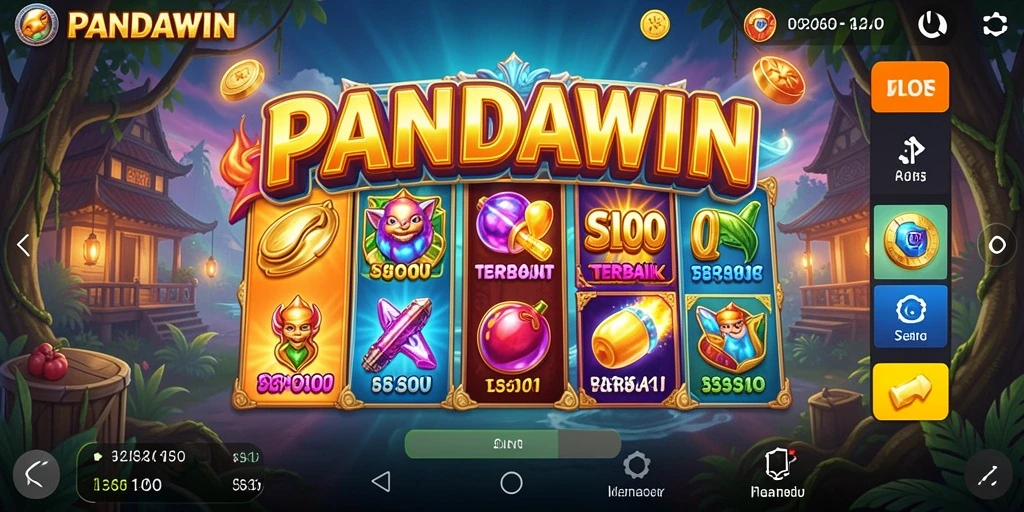 Tampilan screenshot gameplay Slot PANDAWIN yang menarik dan menyenangkan.