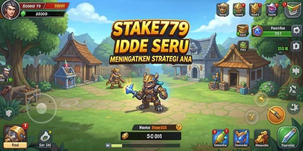 Tampilan utama STAKE779 memperlihatkan gameplay Idle yang menarik dan strategis.