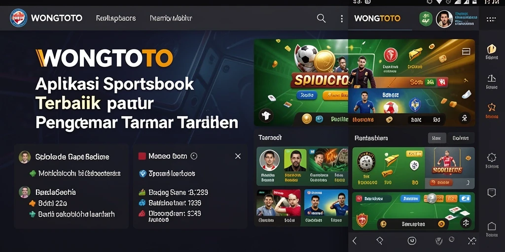 Tampilan gameplay WONGTOTO saat bertaruh pada olahraga.